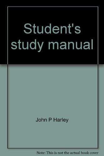 Student's study manual: To accompany Carola, Harley, and Noback Human anatomy and physiology (9780070264861) by Harley, John P