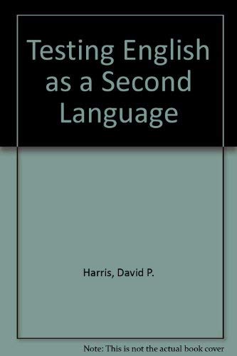 Stock image for Testing English As a Second Language for sale by Redux Books