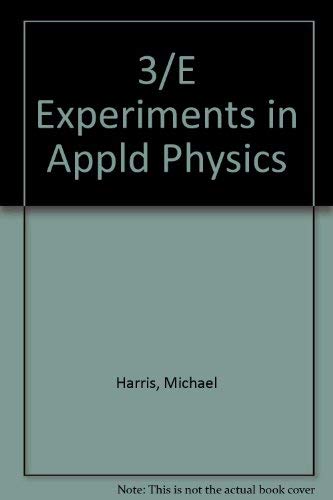 9780070268180: 3/E Experiments in Appld Physics