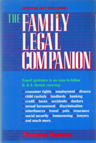 Beispielbild fr The Family Legal Companion zum Verkauf von Wonder Book