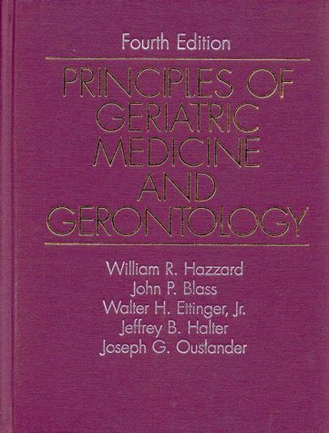 Stock image for Principles of Geriatric Medicine and Gerontology for sale by HPB-Red