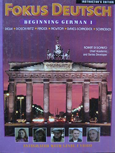 9780070275966: Fokus Deutsch: Beginning German 1 (Instructor's Edition)