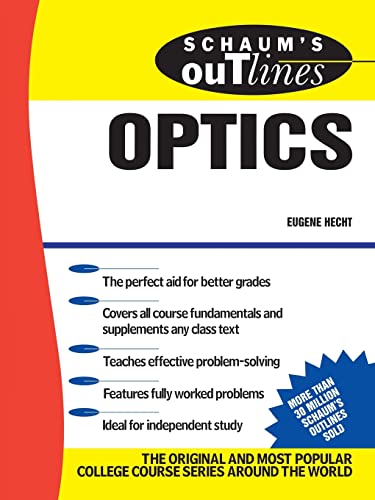 Schaum's Outline of Optics (9780070277304) by Hecht, Eugene