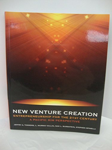 Beispielbild fr New Venture Creation: Entrepreneurship for the 21st Century: A Pacific Rim Perspective zum Verkauf von medimops
