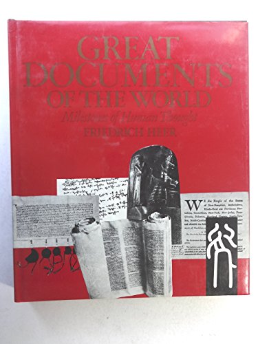 Beispielbild fr Great Documents of the World : Milestones of Human Thought zum Verkauf von AwesomeBooks