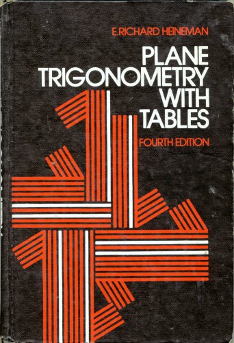 9780070279315: Plane trigonometry with tables