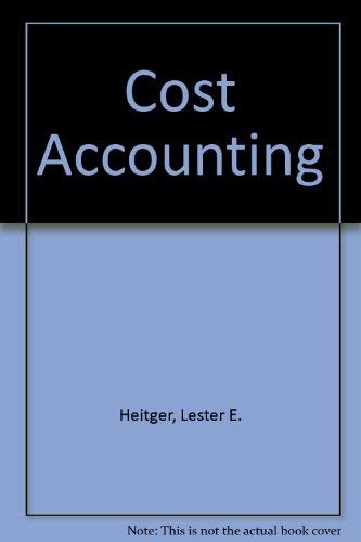 9780070279919: Cost Accounting