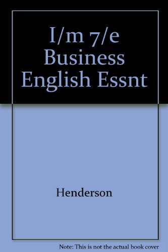 9780070280359: Business English Essentials