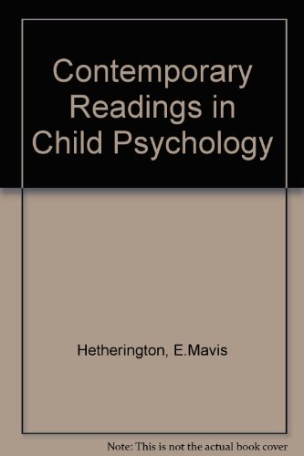 Stock image for Contemporary Readings in Child Psychology for sale by Anybook.com