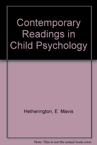 9780070284265: Contemporary Readings in Child Psychology