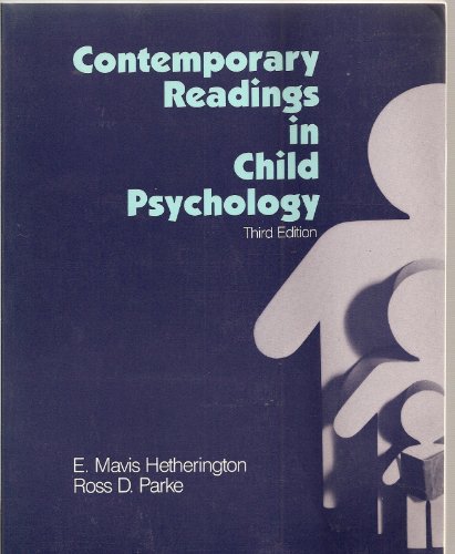 Imagen de archivo de Contemporary Readings in Child Psychology, 3rd edition a la venta por BookDepart