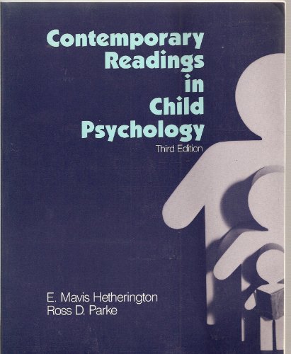 Stock image for Contemporary Readings in Child Psychology, 3rd edition for sale by BookDepart