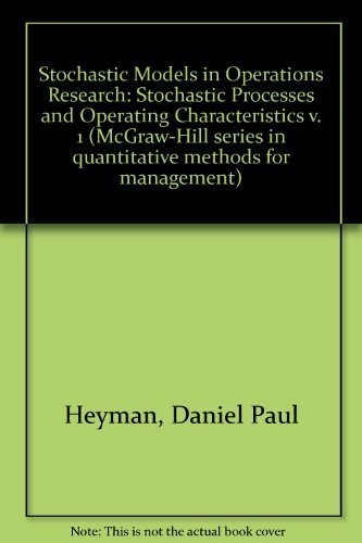 9780070286313: Stochastic Processes and Operating Characteristics (v. 1) (Stochastic Models in Operations Research)