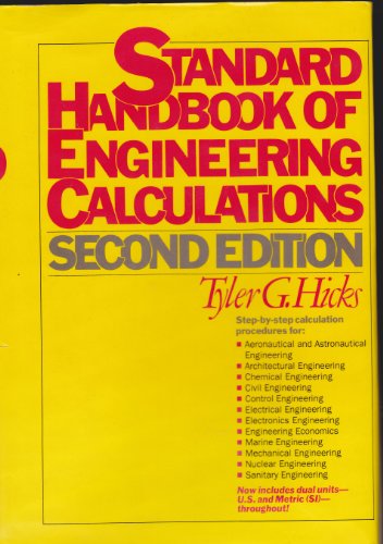 Standard Handbook of Engineering Calculations (9780070287358) by Hicks, Tyler Gregory