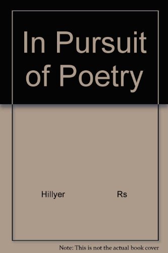 9780070289239: In Pursuit of Poetry