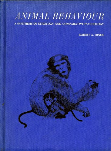 9780070289277: Animal Behaviour: A Synthesis of Ethology and Comparative Psychology