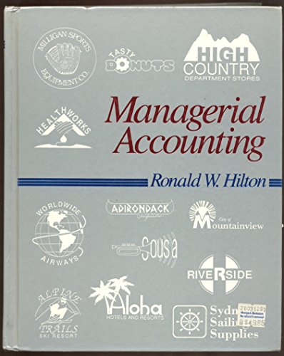 Beispielbild fr Managerial Accounting zum Verkauf von Better World Books