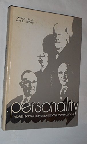 9780070290617: Personality Theories: Basic Assumptions, Research and Applications (Psychology)
