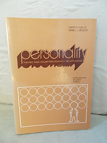 9780070290631: Personality Theories: Basic Assumptions, Research and Applications (McGraw-Hill series in psychology)