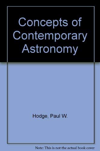 Beispielbild fr Concepts of Contemporary Astronomy zum Verkauf von My Dead Aunt's Books