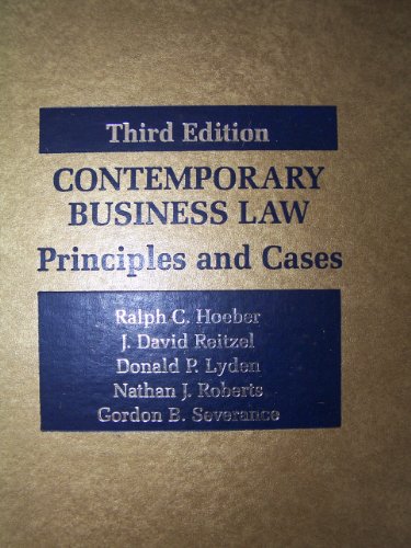 9780070291690: Contemporary Business Law: Principles and Cases