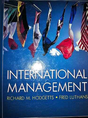 9780070292000: International Management (Mcgraw-Hill Series in Management)