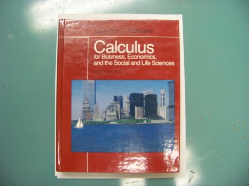 Beispielbild fr Calculus for business, economics, and the social, and life sciences zum Verkauf von HPB-Red