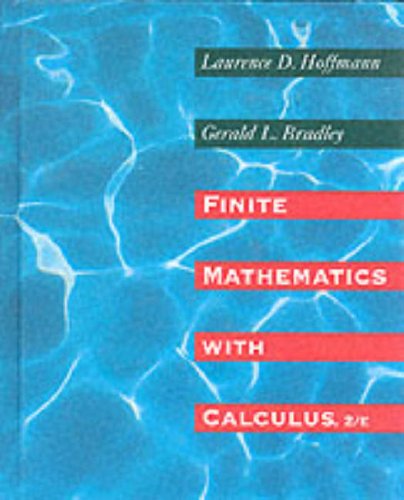 Beispielbild fr Finite Mathematics With Calculus zum Verkauf von HPB-Red