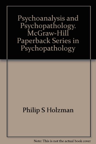 9780070296701: Psychoanalysis and Psychopathology
