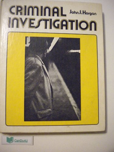 Stock image for Criminal investigation for sale by Hawking Books