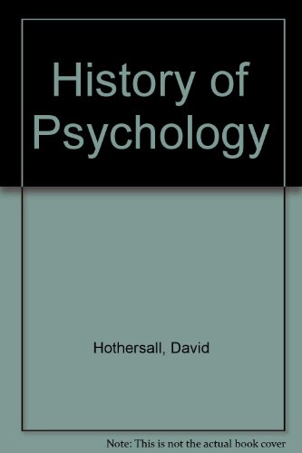 Stock image for History of Psychology for sale by A Team Books