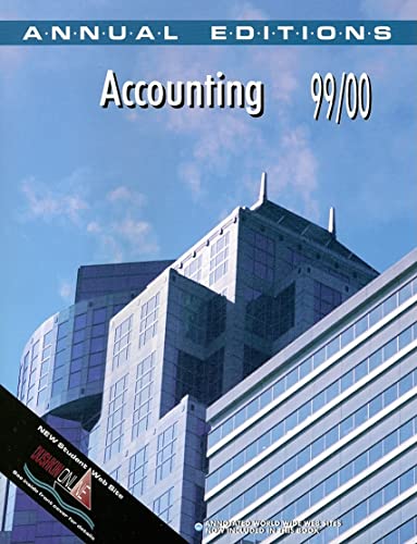 Stock image for Annual Editions: Accounting 99/00 for sale by Iridium_Books