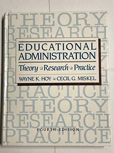 Beispielbild fr Educational Administration: Theory, Research and Practice zum Verkauf von Wonder Book