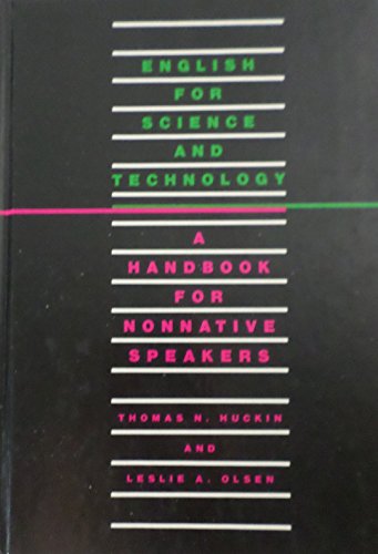 Stock image for English for Science and Technology : A Handbook for Non-Native Speakers for sale by Better World Books