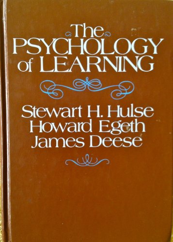 Stock image for The Psychology of Learning (McGraw-Hill Series in Psychology) for sale by HPB-Red