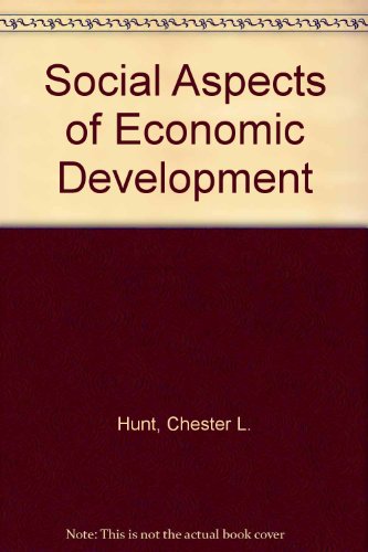 Stock image for Social Aspects of Economic Development for sale by The Book Bin