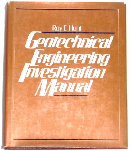 Imagen de archivo de Geotechnical Engineering Investigation Manual a la venta por 2nd Life Books