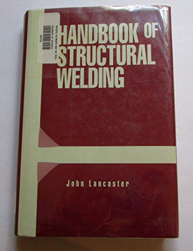 9780070316843: Handbook of Structural Welding