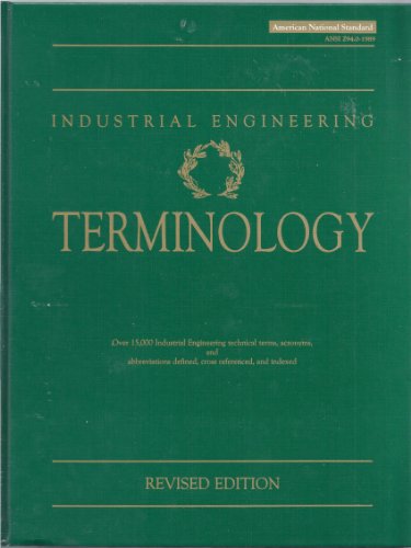 Stock image for Industrial Engineering Terminology for sale by Irish Booksellers