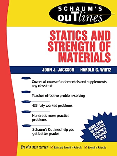 9780070321212: Schaum's Outline of Statics and Strength of Materials (SCHAUMS' ENGINEERING)