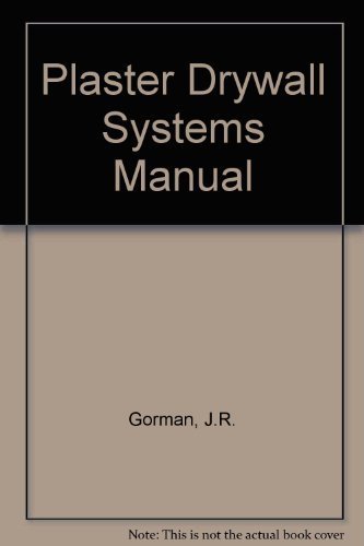 Stock image for Plaster and Drywall Systems Manual for sale by ThriftBooks-Dallas