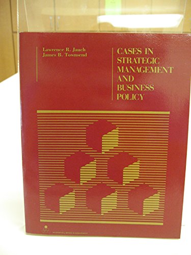 Cases in Strategic Management and Business Policy (McGraw-Hill Engineering Reference Guide Series) (9780070322998) by [???]