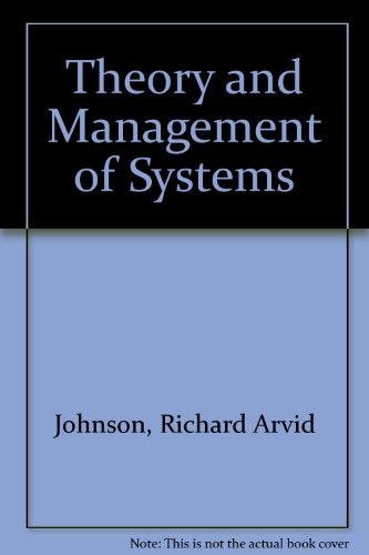 9780070326293: Theory and Management of Systems