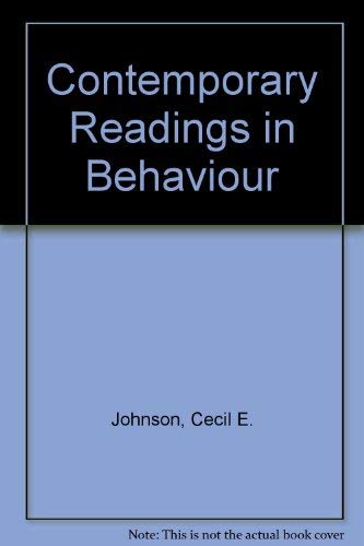 Stock image for Contemporary Readings in Behavior for sale by R Bookmark