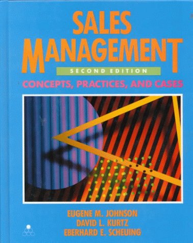 Beispielbild fr Sales Management : Concepts, Practices and Cases zum Verkauf von Better World Books