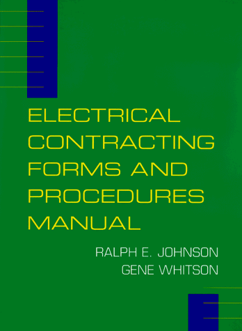 Imagen de archivo de Electrical Contracting Forms and Procedures Manual a la venta por SecondSale