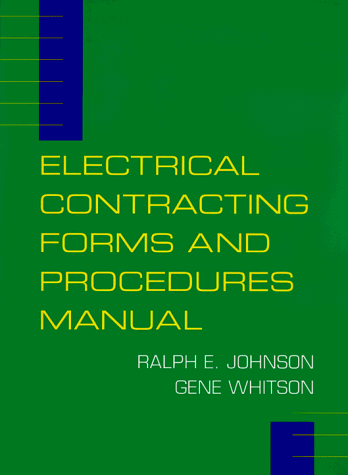 9780070326996: Electrical Contracting Forms and Procedures Manual