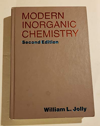 9780070327689: Modern Inorganic Chemistry