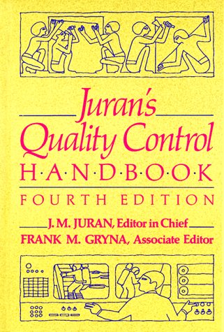 Beispielbild fr Juran's Quality Control Handbook zum Verkauf von Ergodebooks