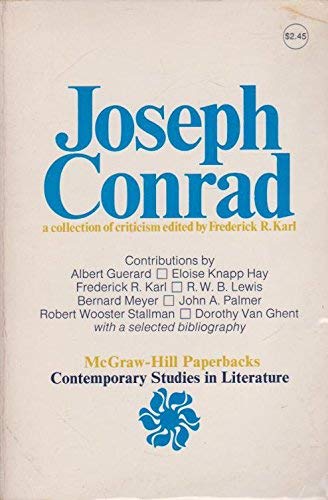 Stock image for Joseph Conrad (Contemporary Studies in Literature) for sale by Unique Books